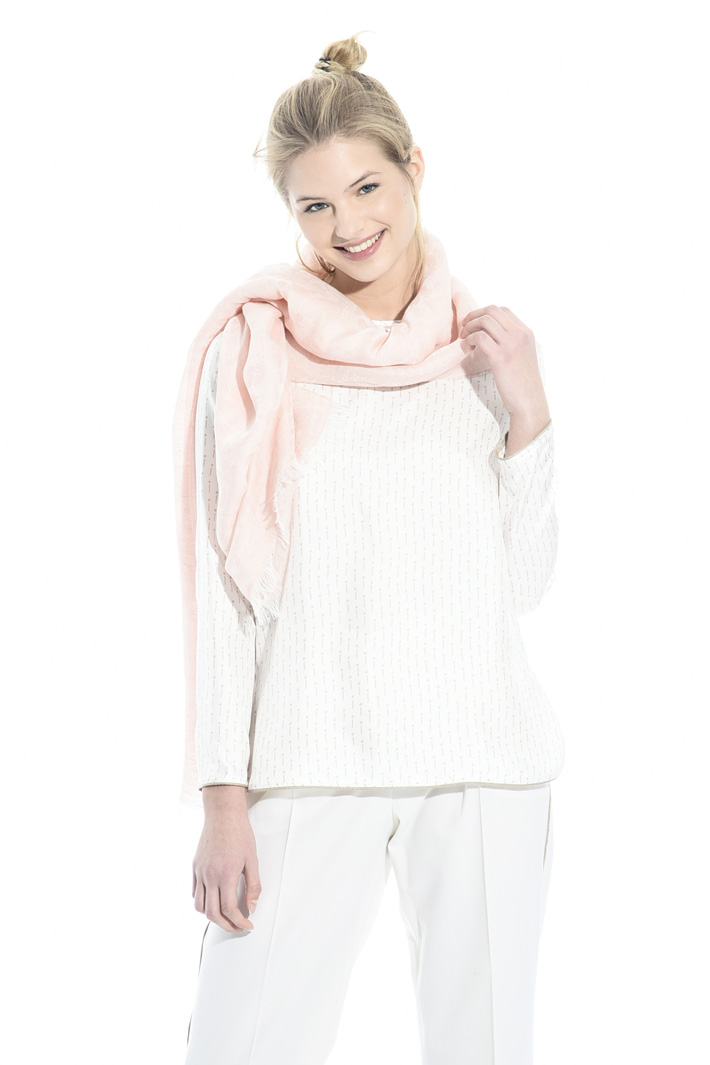 Sciarpa jacquard in misto lino Intrend Sciarpa jacquard in misto lino Intrend
