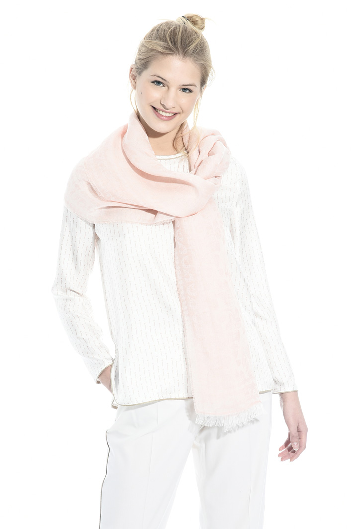 Sciarpa jacquard in misto lino Intrend Sciarpa jacquard in misto lino Intrend