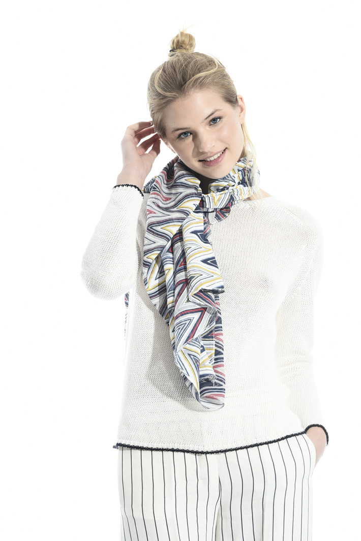 Sciarpa in cotone e seta Intrend Sciarpa in cotone e seta Intrend