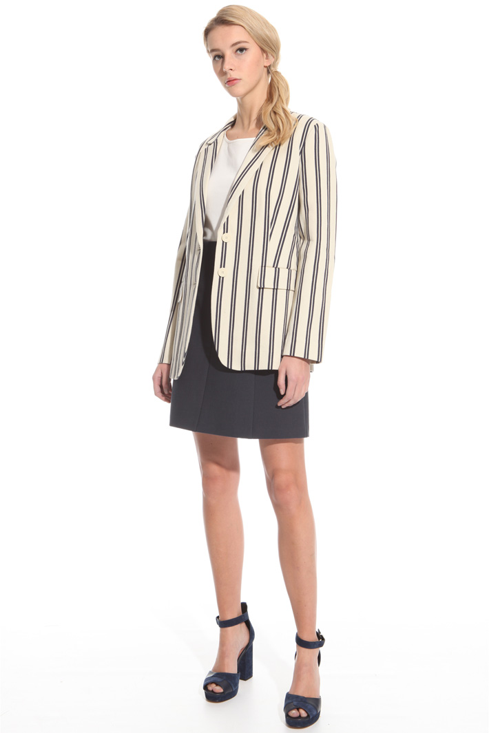 Blazer in cotone chevron Intrend Blazer in cotone chevron Intrend