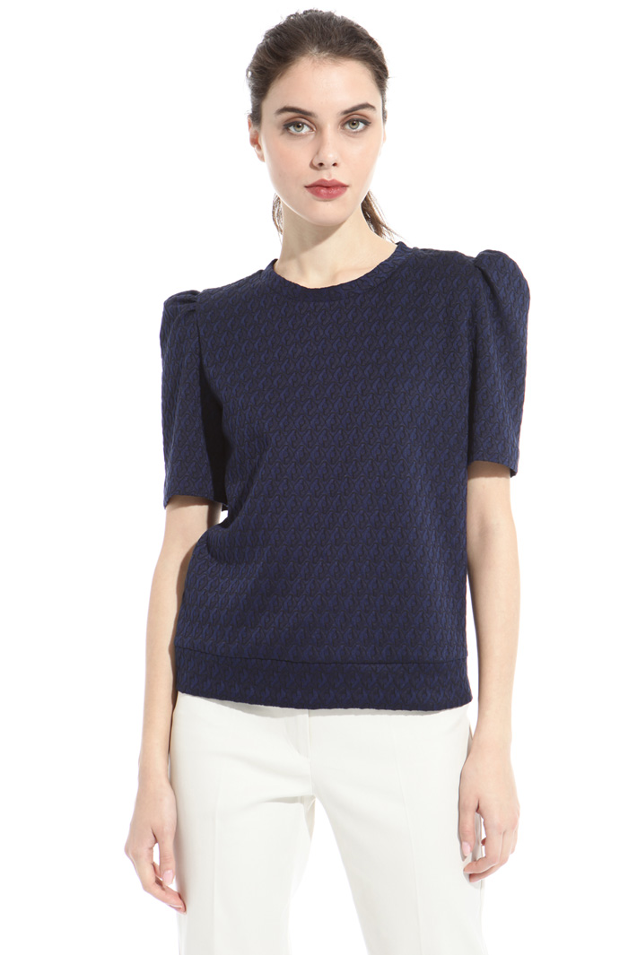 Puffed sleeve top Intrend Puffed sleeve top Intrend