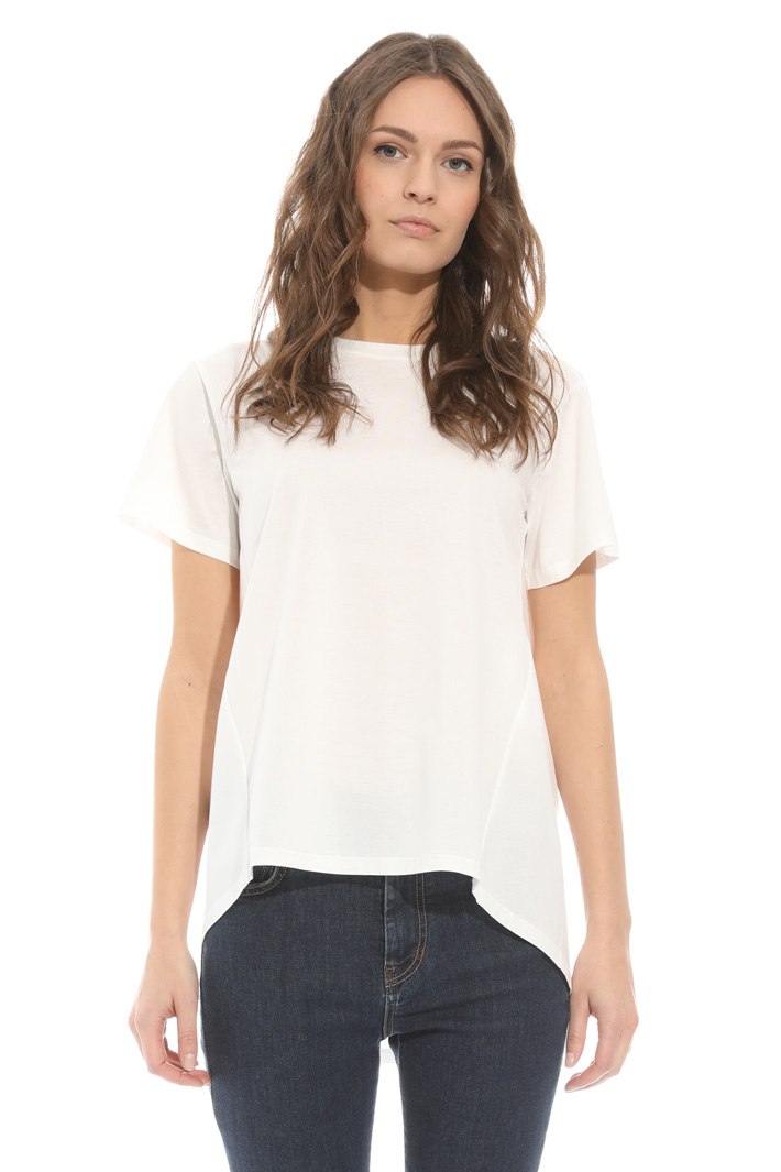 Cotton satin T-shirt Intrend Cotton satin T-shirt Intrend