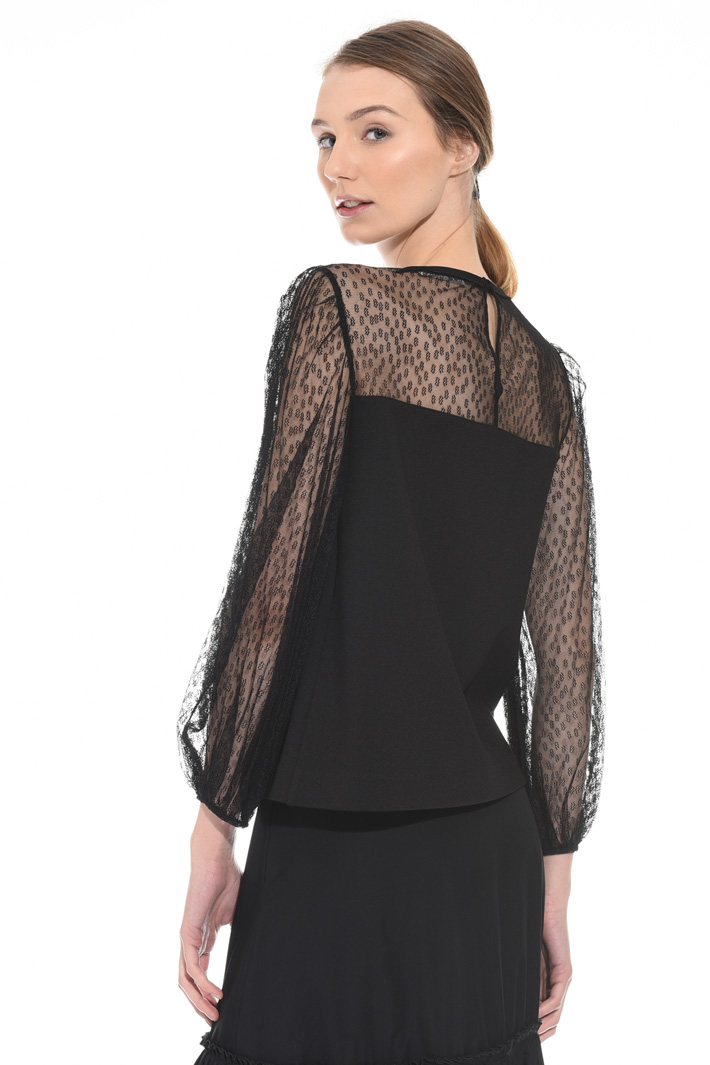 Stitch jersey blouse Intrend Stitch jersey blouse Intrend
