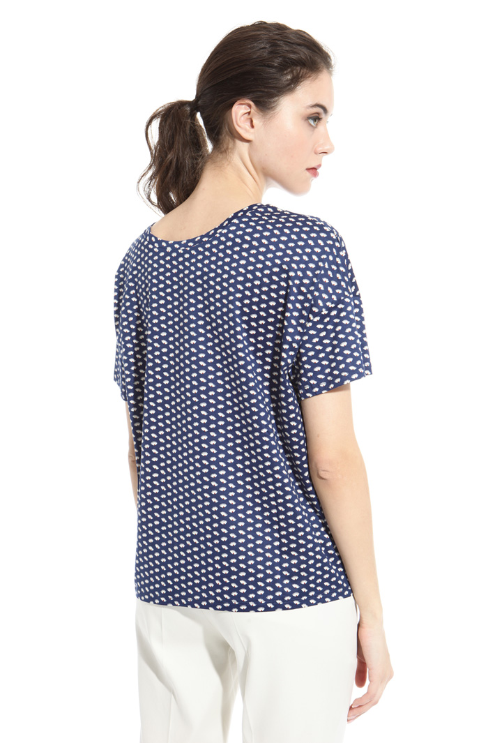 Printed boxy T-shirt Intrend Printed boxy T-shirt Intrend