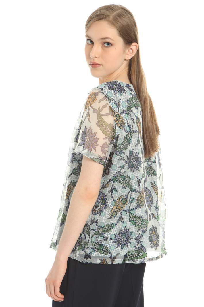 Organza and jersey top Intrend Organza and jersey top Intrend