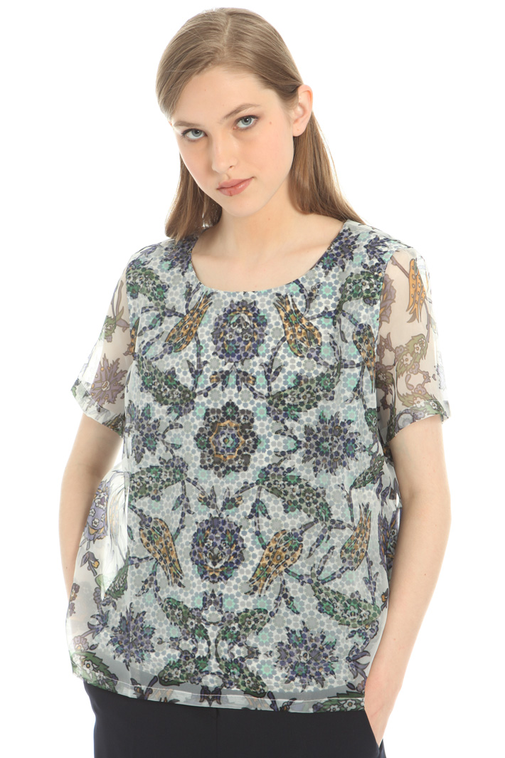 Organza and jersey top Intrend Organza and jersey top Intrend