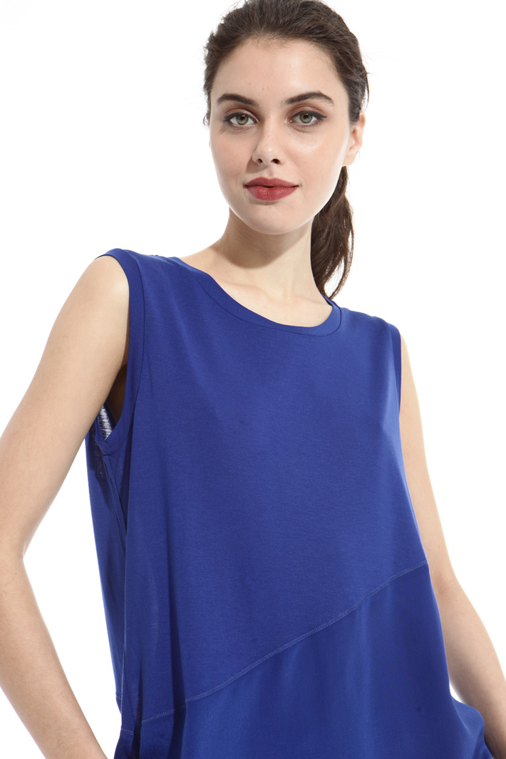 Jersey crew-neck top Intrend Jersey crew-neck top Intrend