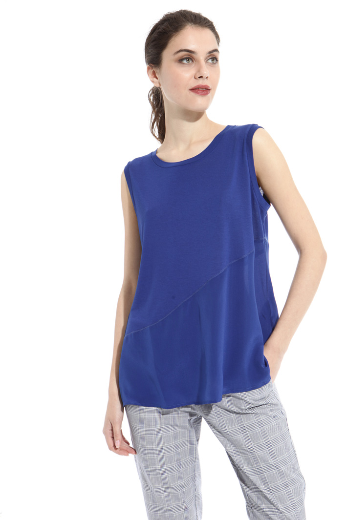Jersey crew-neck top Intrend Jersey crew-neck top Intrend