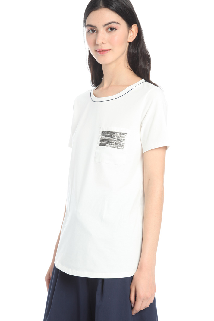 T-shirt in jersey con ricamo Intrend T-shirt in jersey con ricamo Intrend
