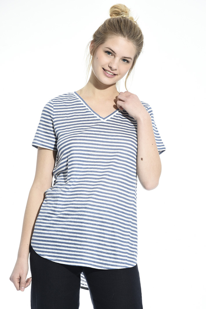 T-shirt in jersey rigato Intrend T-shirt in jersey rigato Intrend