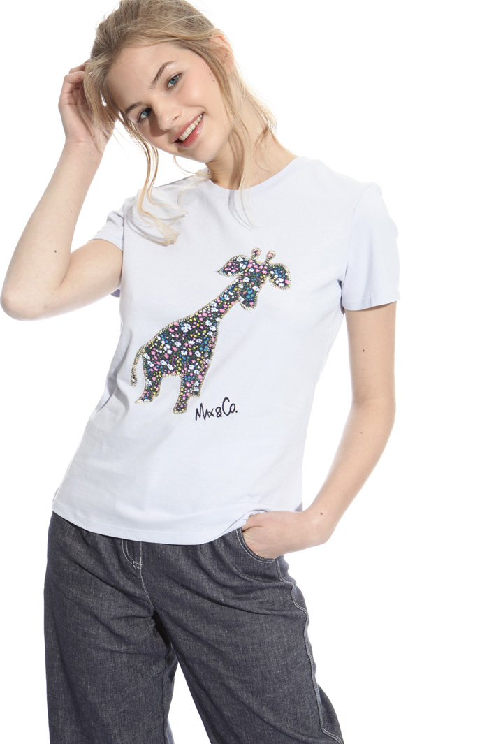 T-shirt with appliqués Intrend T-shirt with appliqués Intrend