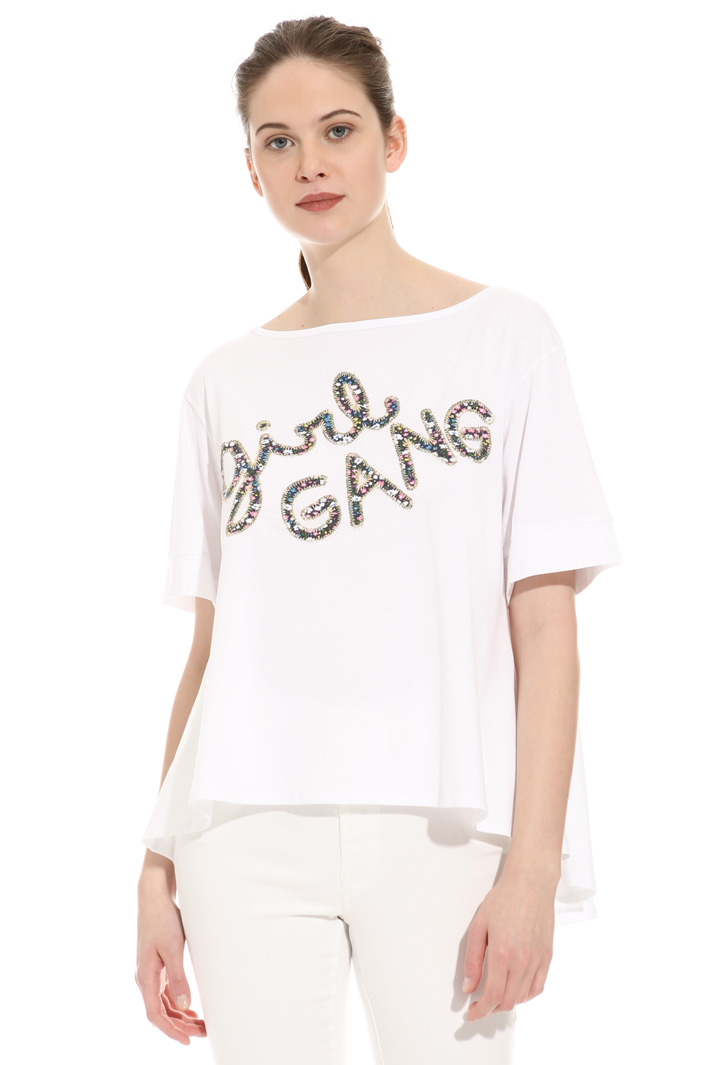 T-shirt svasata in cotone Intrend T-shirt svasata in cotone Intrend