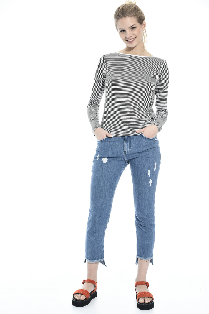 T-shirt con maniche lunghe Intrend T-shirt con maniche lunghe Intrend