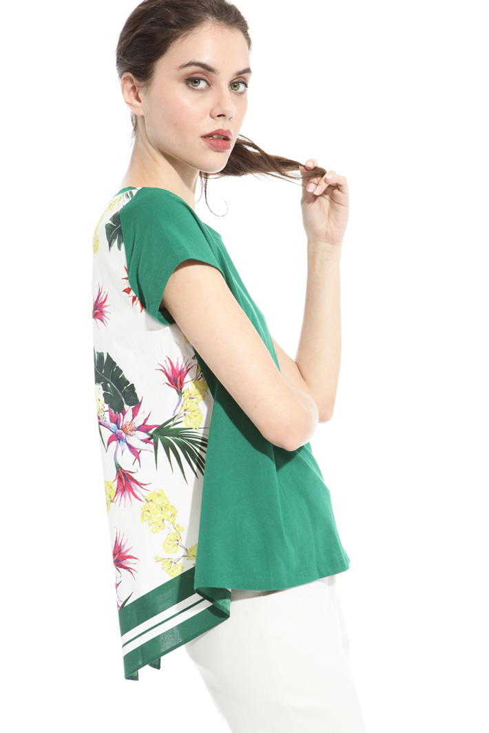 Printed panel T-shirt Intrend Printed panel T-shirt Intrend