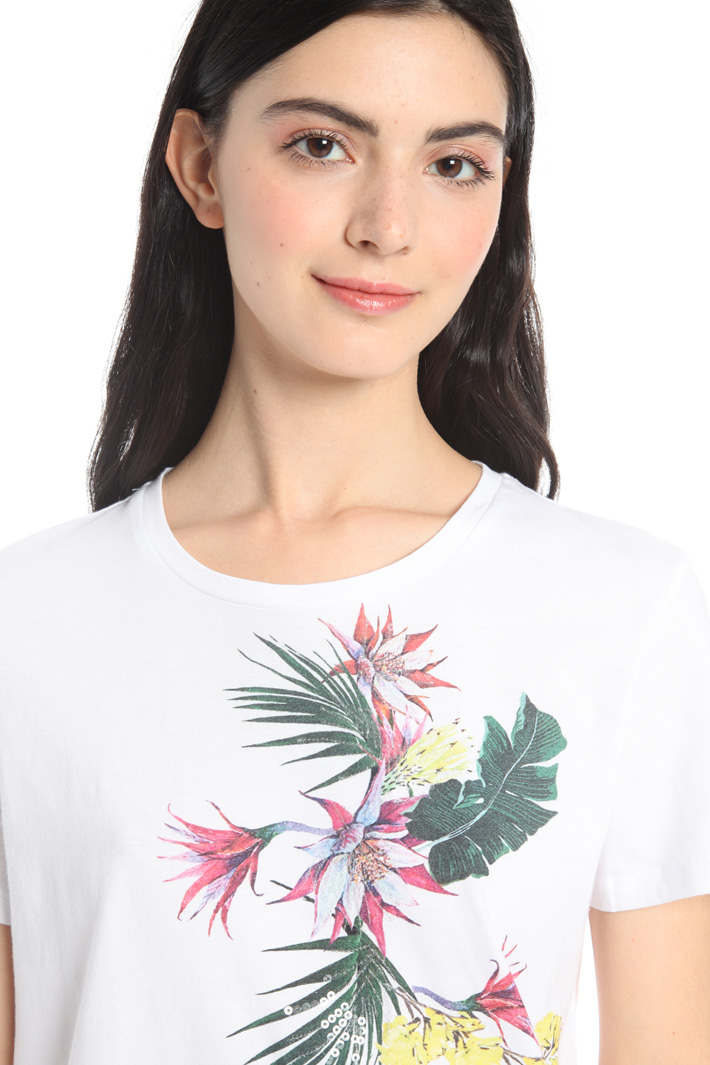 T-shirt in cotone con stampa Intrend T-shirt in cotone con stampa Intrend