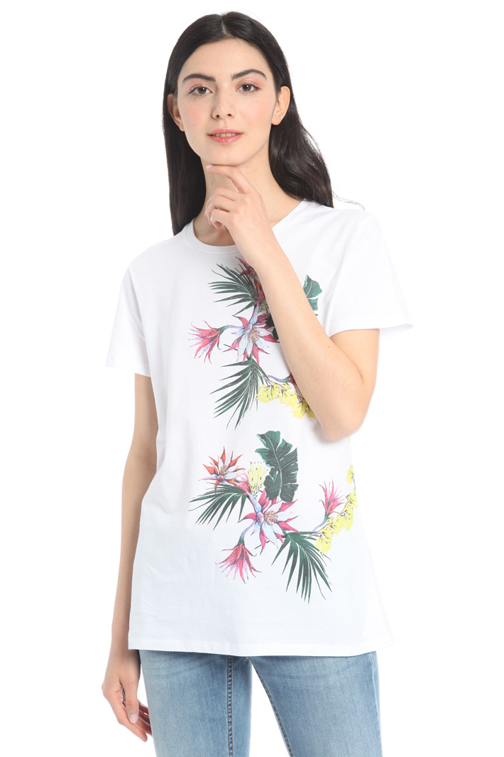 T-shirt in cotone con stampa Intrend T-shirt in cotone con stampa Intrend