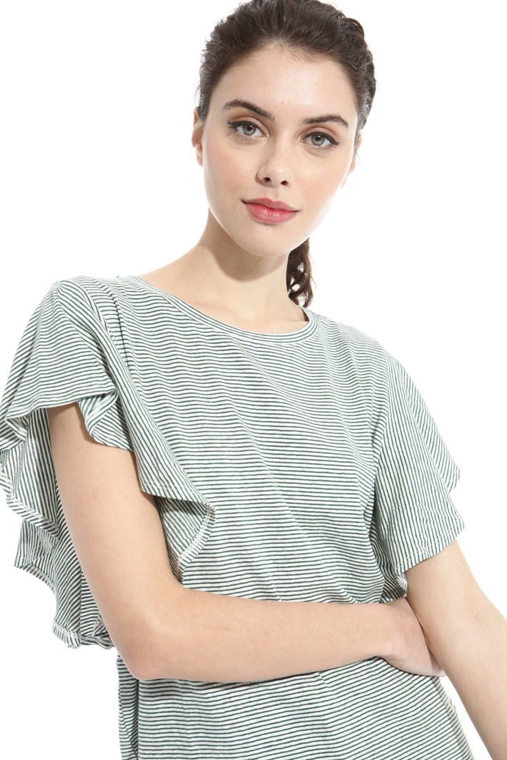 Linen and cotton T-shirt Intrend Linen and cotton T-shirt Intrend