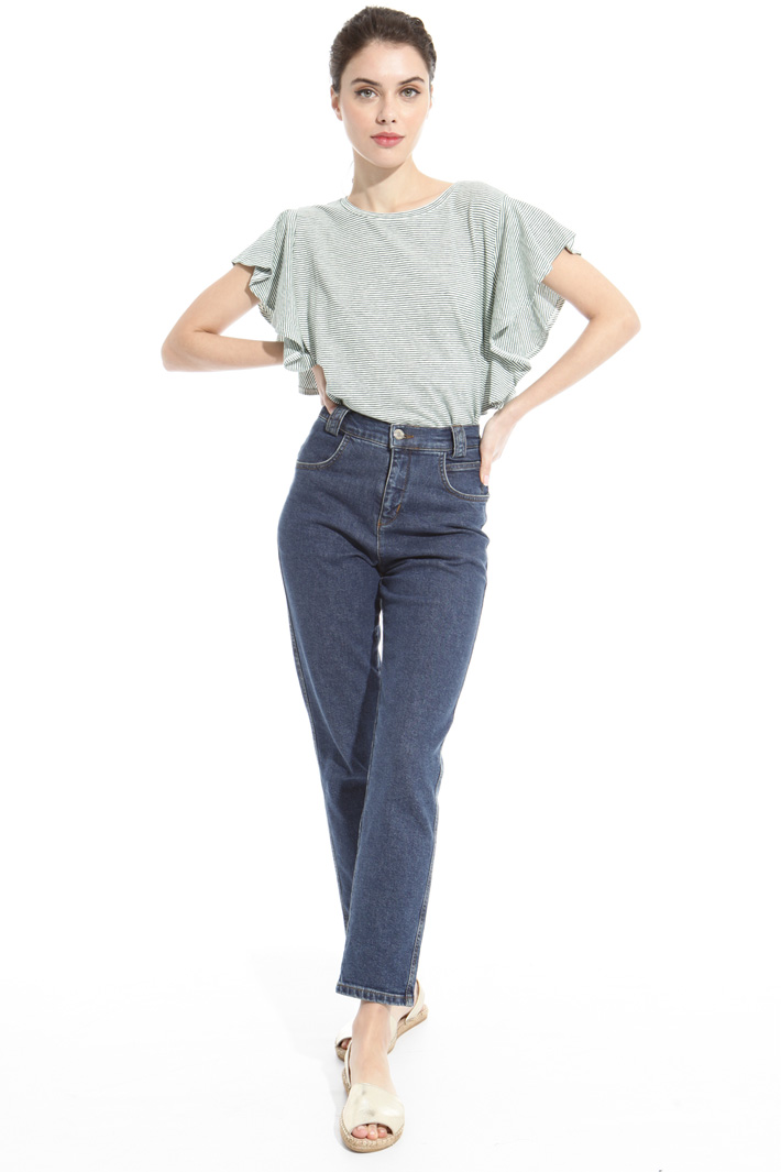 Linen and cotton T-shirt Intrend Linen and cotton T-shirt Intrend