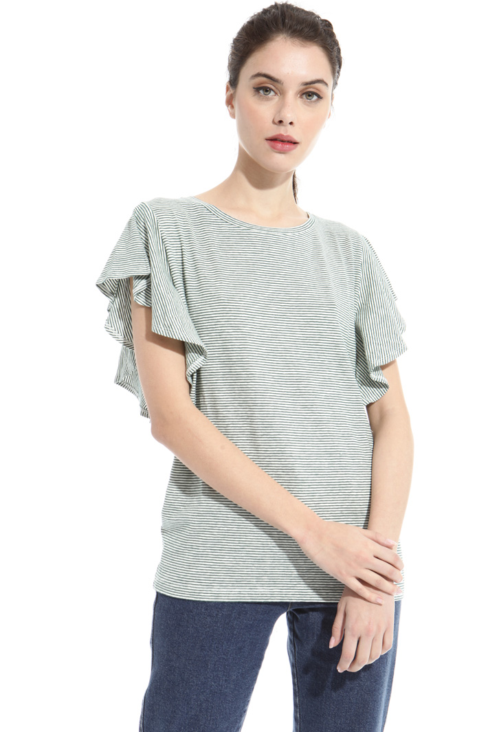 Linen and cotton T-shirt Intrend Linen and cotton T-shirt Intrend
