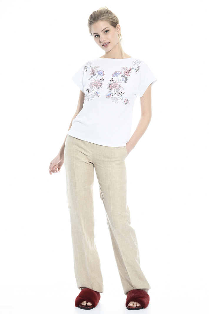 T-shirt in cotone con stampa Intrend T-shirt in cotone con stampa Intrend