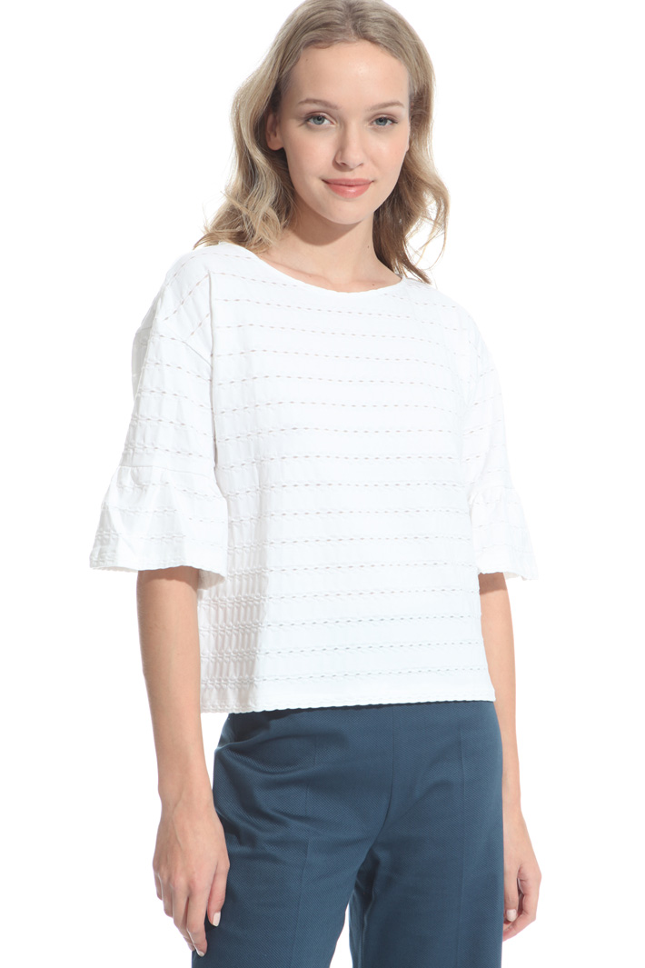T-shirt con manica a corolla Intrend T-shirt con manica a corolla Intrend