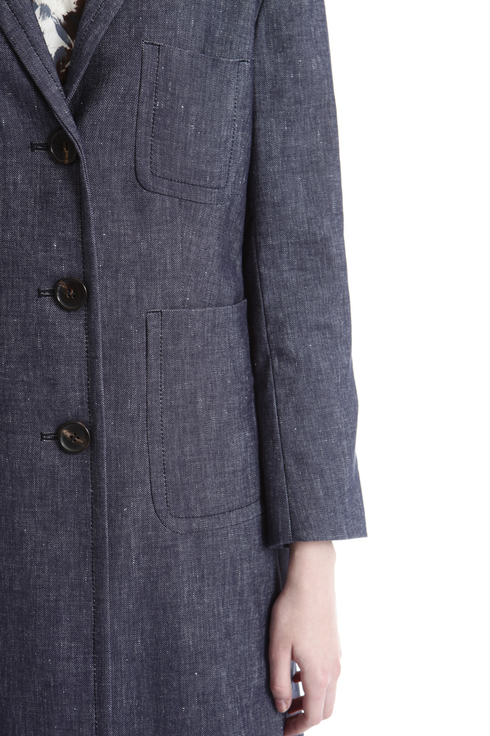 Denim-effect topcoat Intrend Denim-effect topcoat Intrend