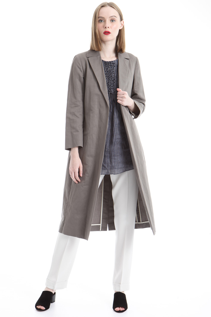 Back slit topcoat Intrend Back slit topcoat Intrend