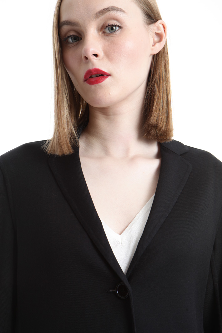 Blazer in diagonale di cotone Intrend Blazer in diagonale di cotone Intrend