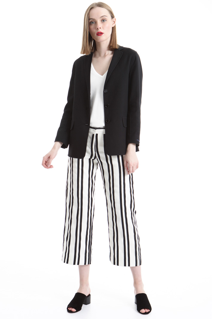 Blazer in diagonale di cotone Intrend Blazer in diagonale di cotone Intrend