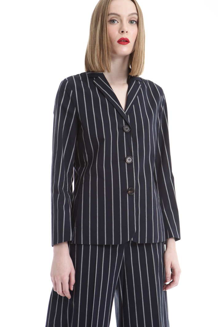 Blazer in cotone rigato Intrend Blazer in cotone rigato Intrend