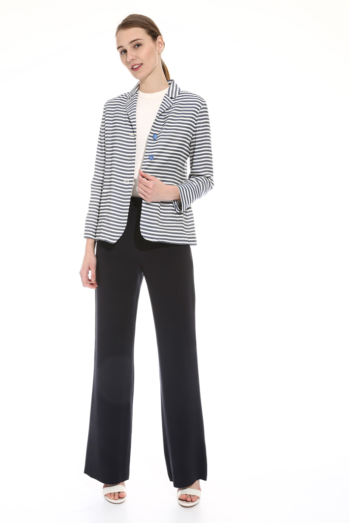 Blazer in viscosa jacquard Intrend Blazer in viscosa jacquard Intrend