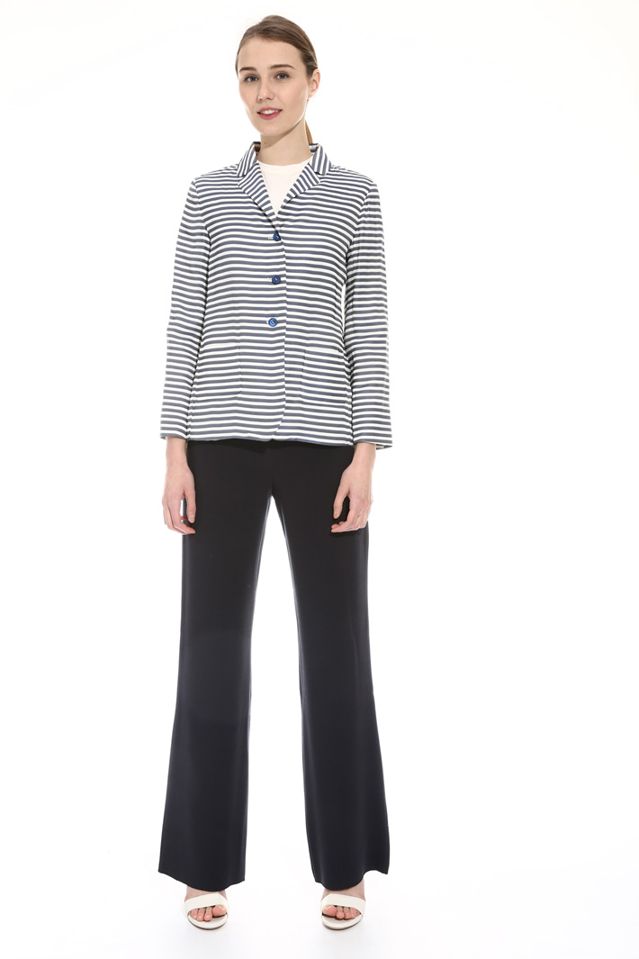 Blazer in viscosa jacquard Intrend Blazer in viscosa jacquard Intrend