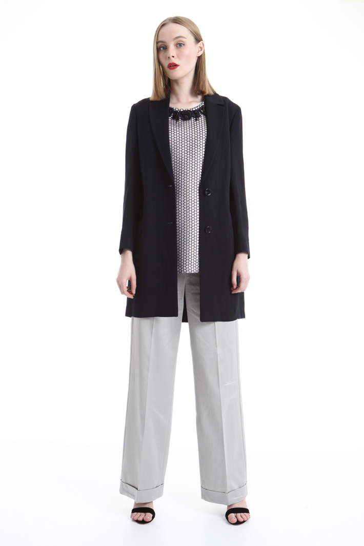 Blazer soprabito in misto lino Intrend Blazer soprabito in misto lino Intrend