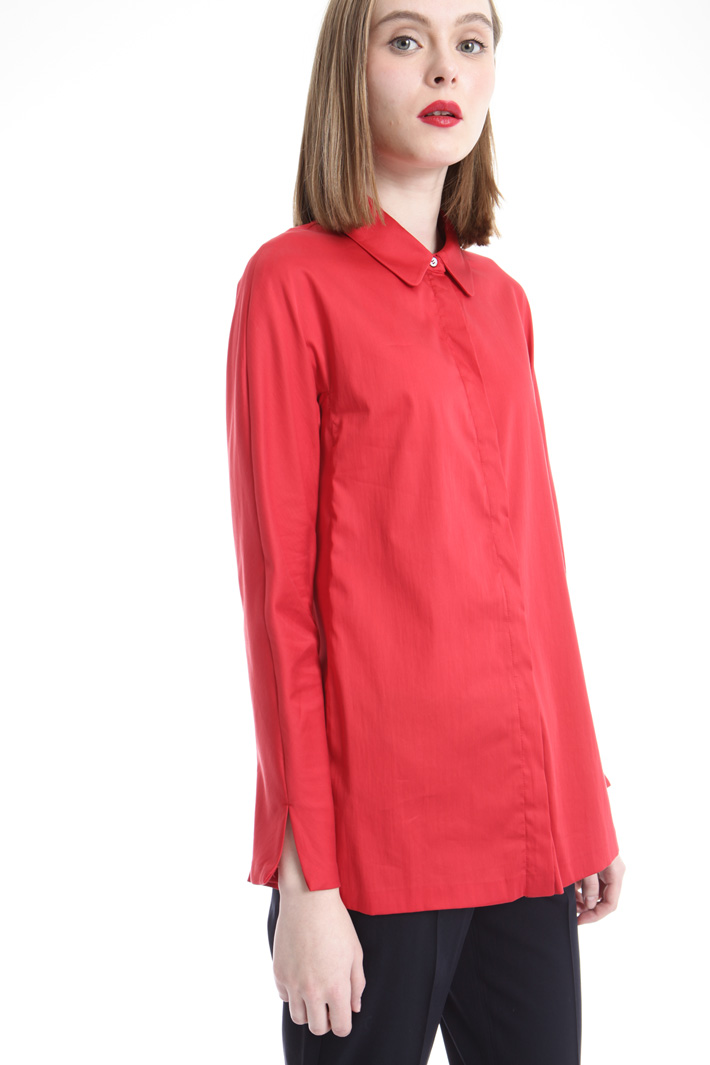 Camicia in raso di cotone Intrend Camicia in raso di cotone Intrend