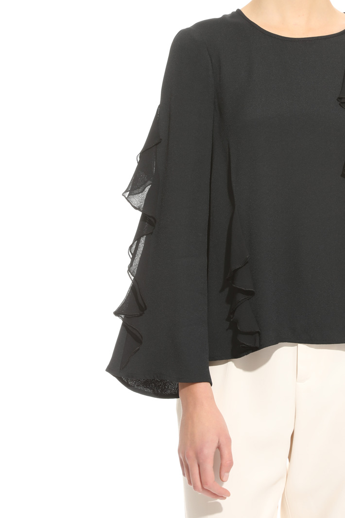 Ruffled blouse Intrend Ruffled blouse Intrend