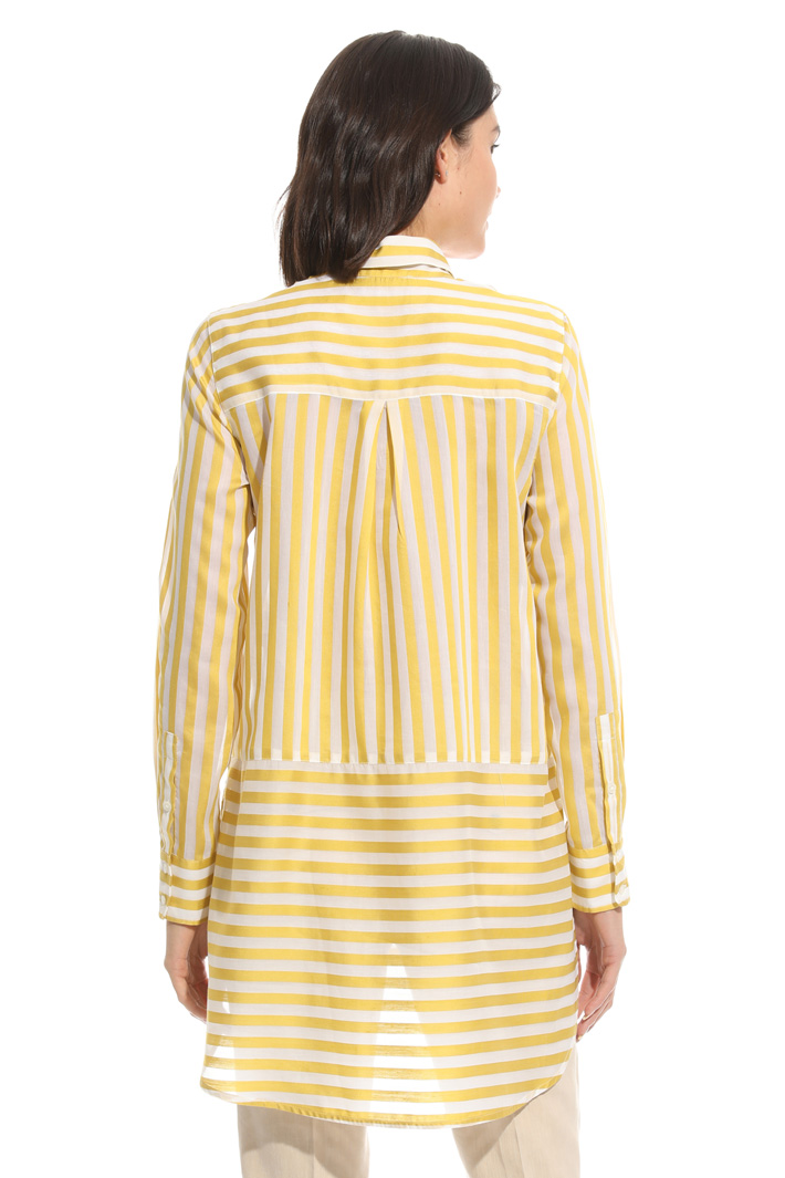 Camicia in mussola rigata Intrend Camicia in mussola rigata Intrend