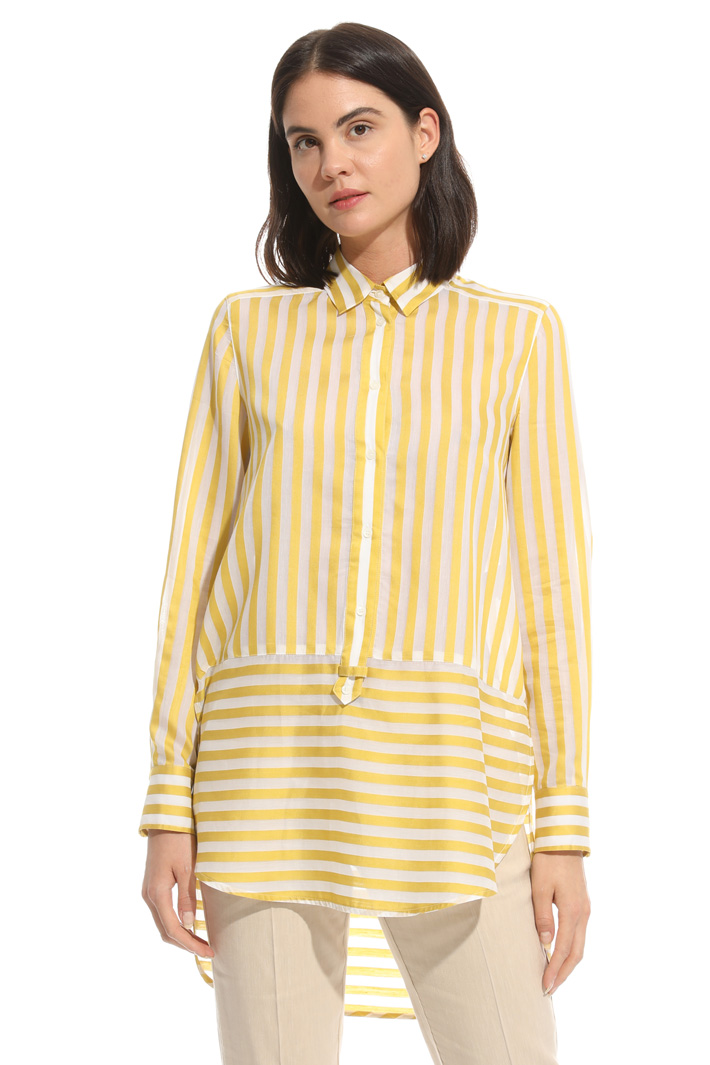 Camicia in mussola rigata Intrend Camicia in mussola rigata Intrend
