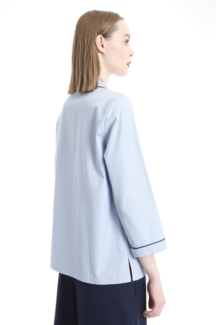 Camicia con profili contrasto Intrend Camicia con profili contrasto Intrend