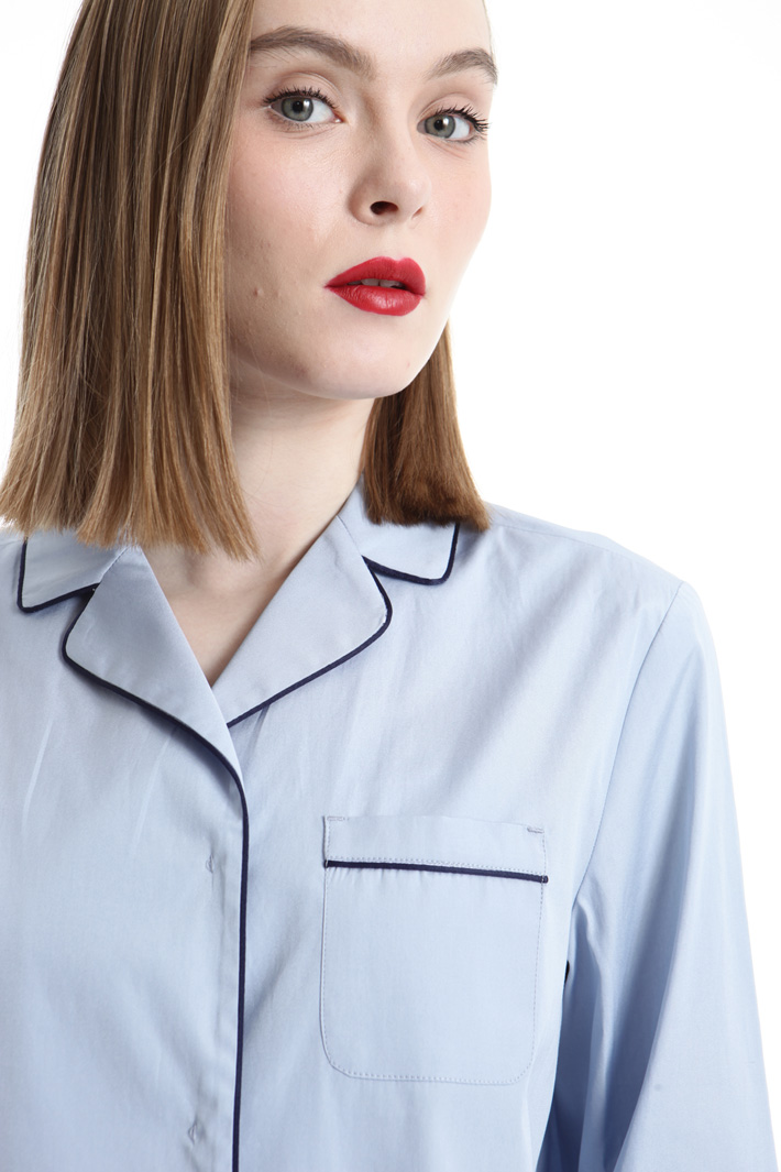 Camicia con profili contrasto Intrend Camicia con profili contrasto Intrend
