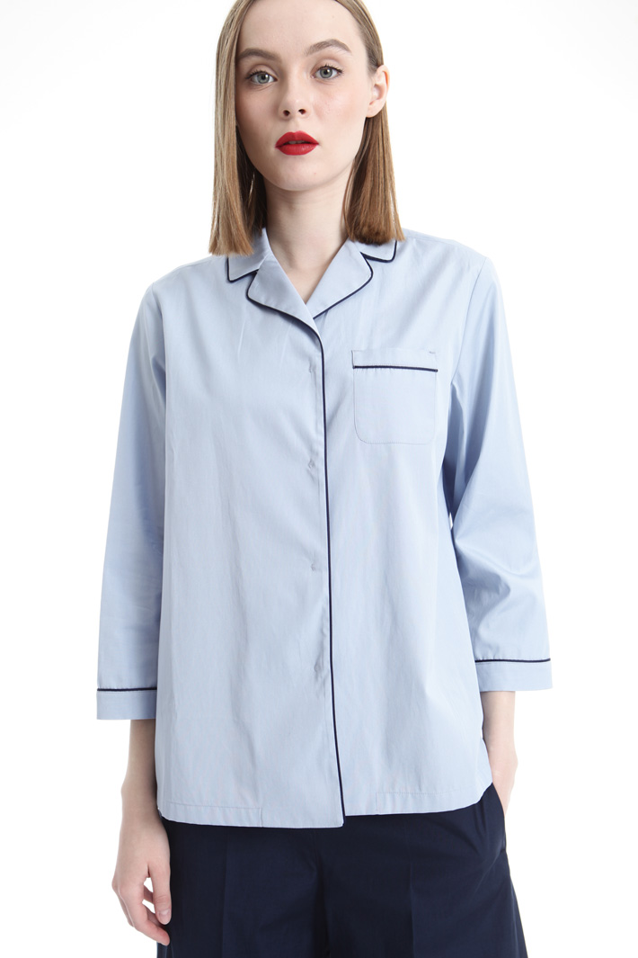 Camicia con profili contrasto Intrend Camicia con profili contrasto Intrend