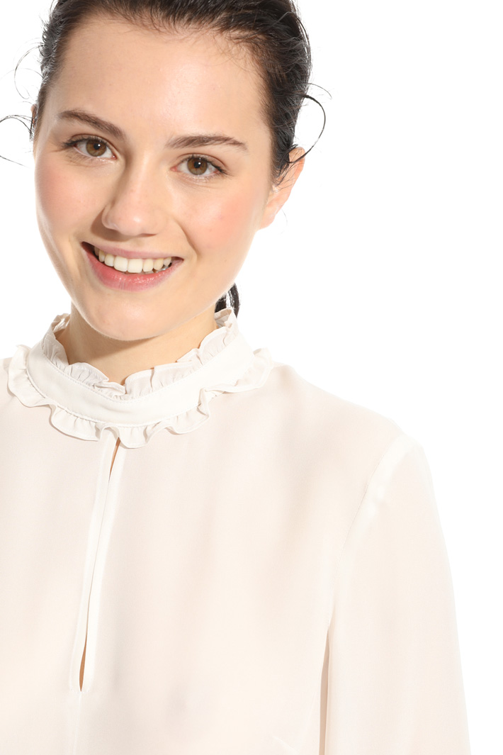 Blusa in georgette di seta Intrend Blusa in georgette di seta Intrend