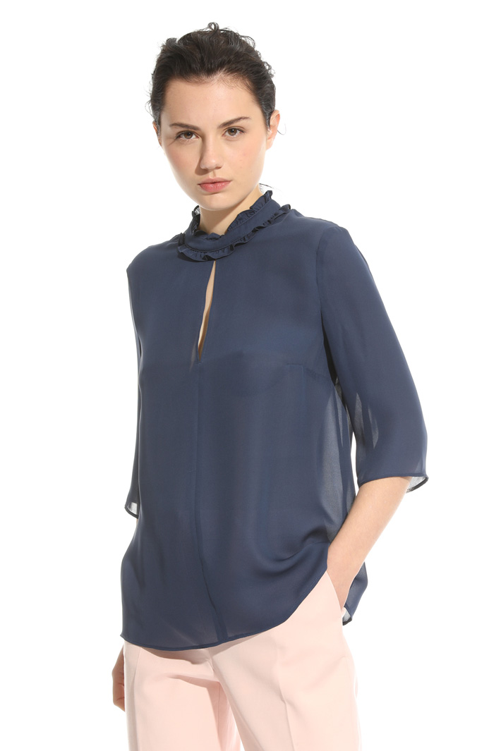Blusa in georgette di seta Intrend Blusa in georgette di seta Intrend