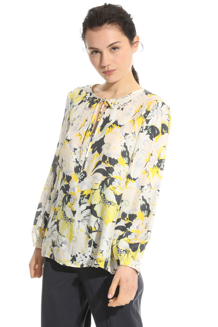 Blusa in voile di viscosa seta Intrend Blusa in voile di viscosa seta Intrend