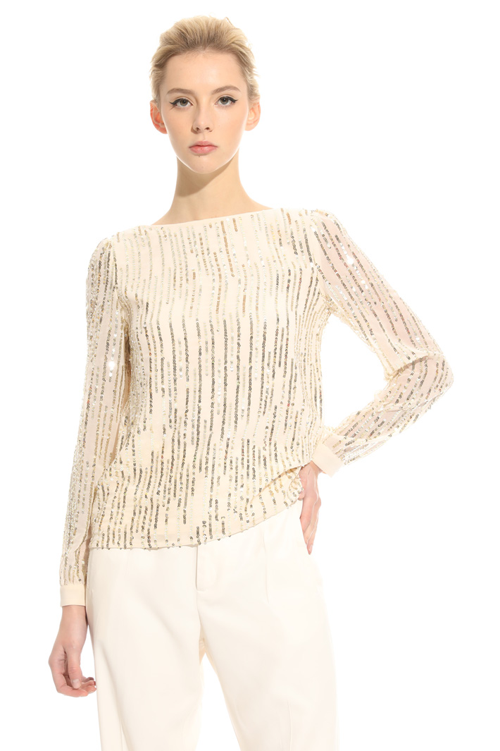 Top con paillettes Intrend Top con paillettes Intrend
