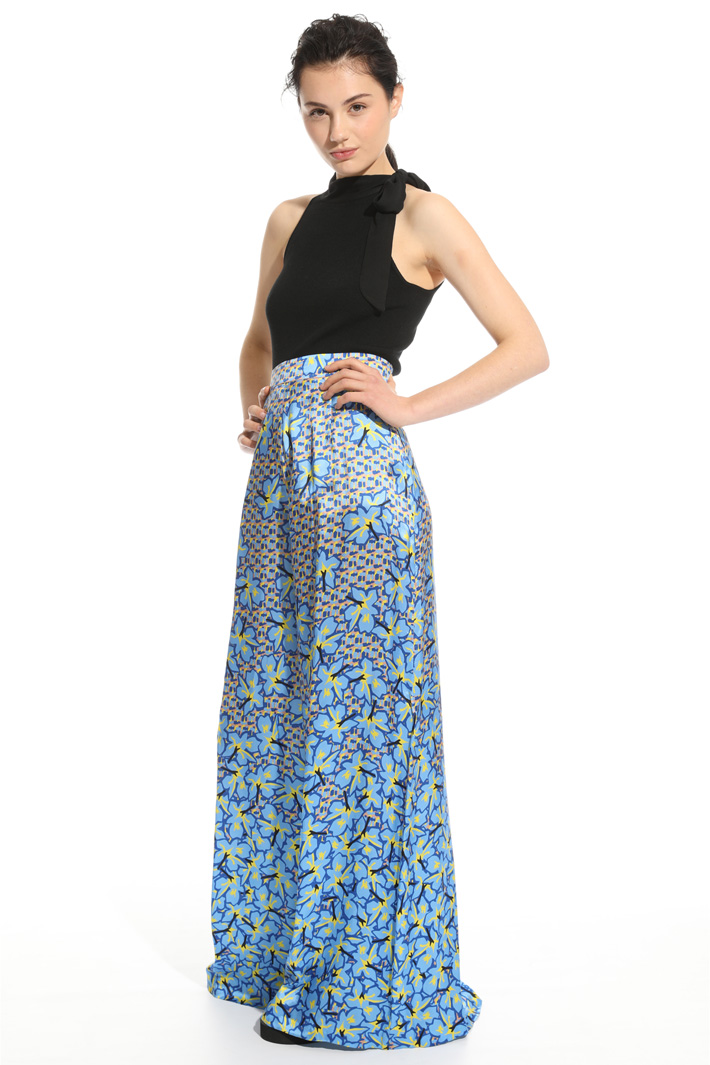 Pantalone palazzo stampato Intrend Pantalone palazzo stampato Intrend