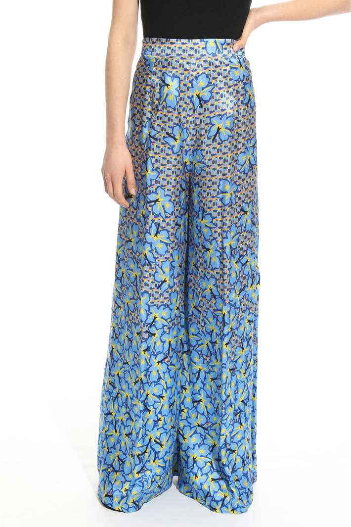 Pantalone palazzo stampato Intrend Pantalone palazzo stampato Intrend