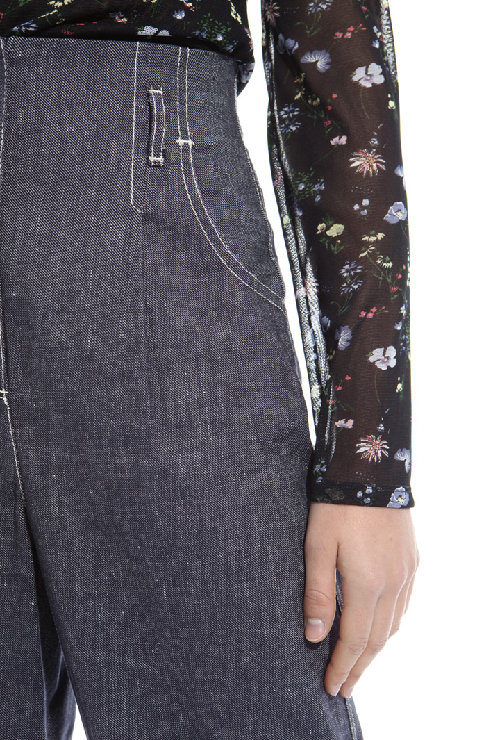 Pantalone sfrangiato vita alta Intrend Pantalone sfrangiato vita alta Intrend