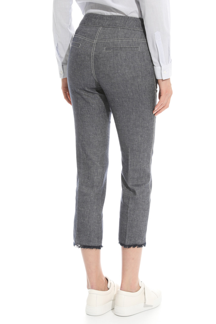 Pantaloni flare effetto denim Intrend Pantaloni flare effetto denim Intrend