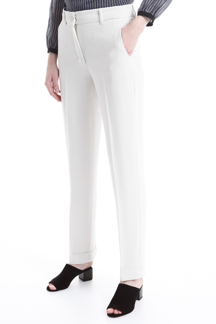Pantalone a sigaretta in cady Intrend Pantalone a sigaretta in cady Intrend
