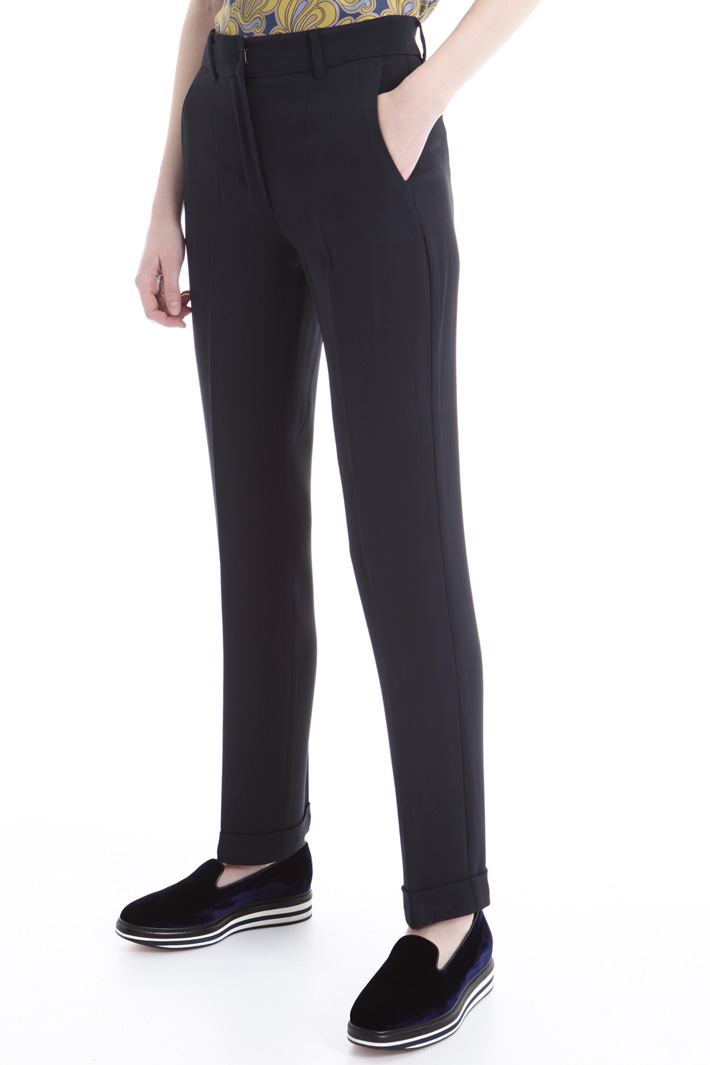 Pantalone a sigaretta in cady Intrend Pantalone a sigaretta in cady Intrend